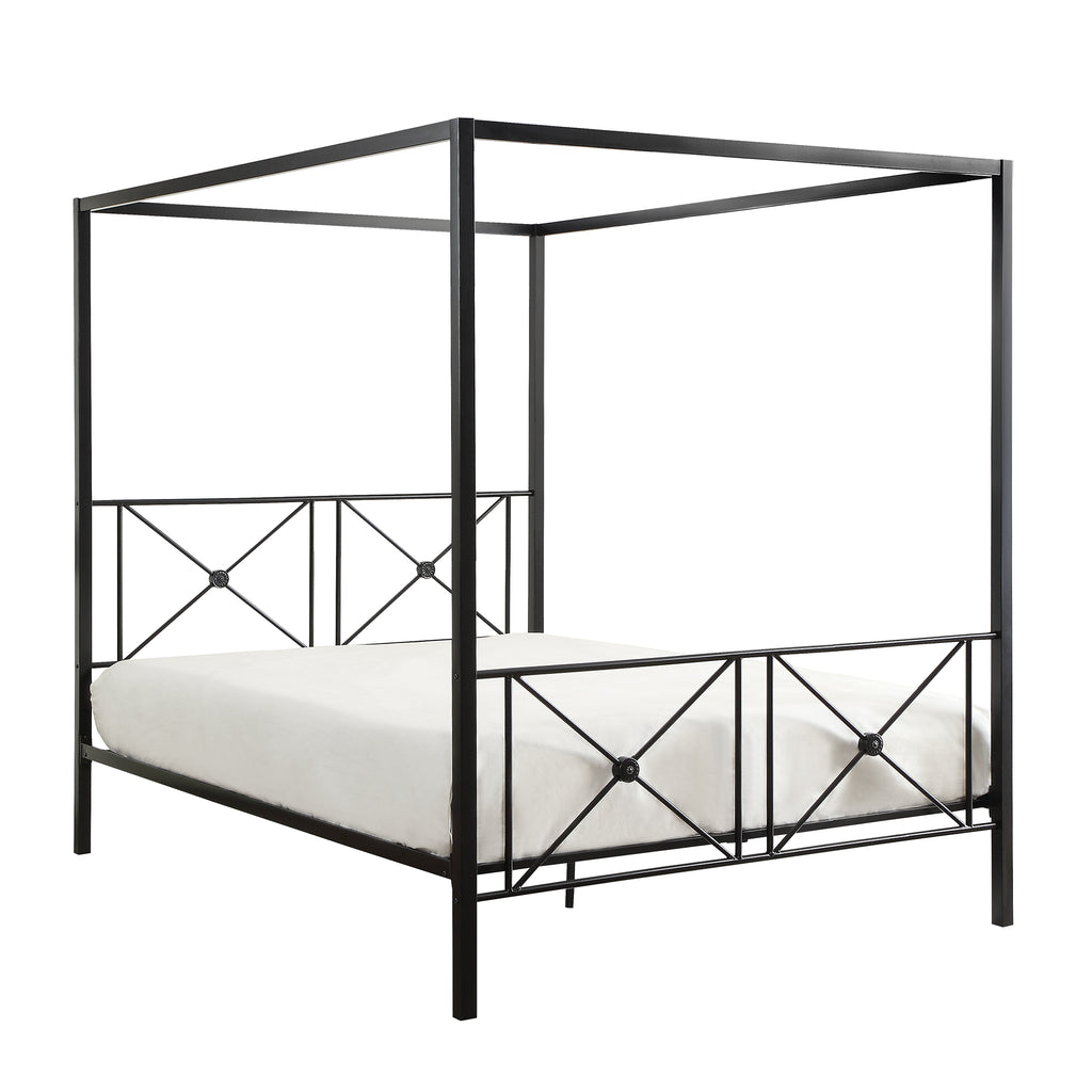 Toulon Gable Canopy Platform Bed, Queen