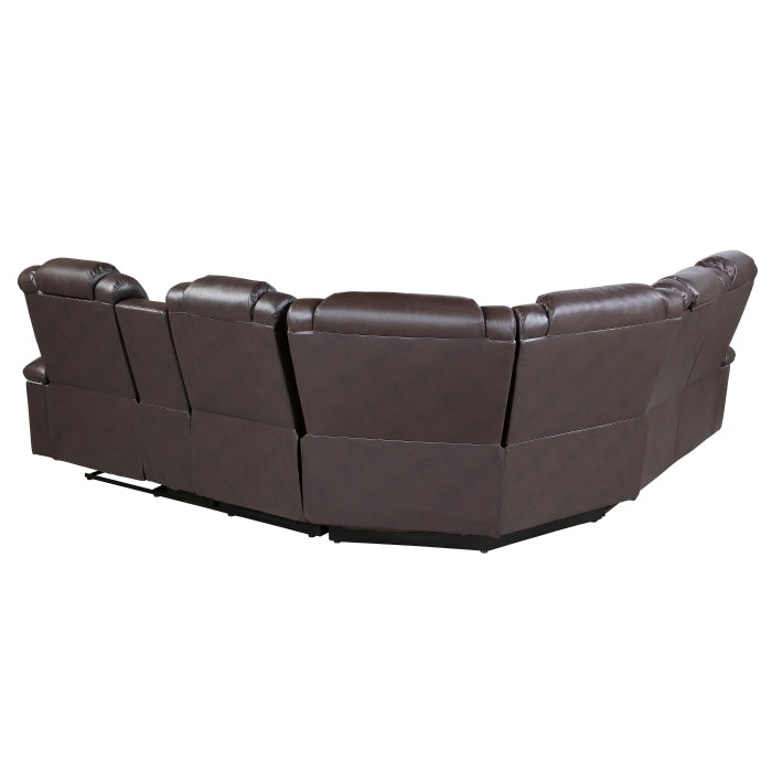 Max Power Reclining Sectional – Lexicon Home