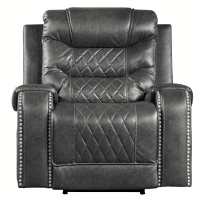 Barnard Gray 40" Power Reclining Chair