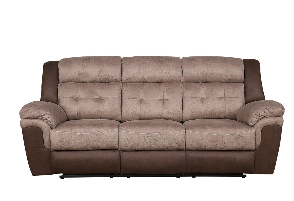 Barney Brown 91" Double Reclining Sofa