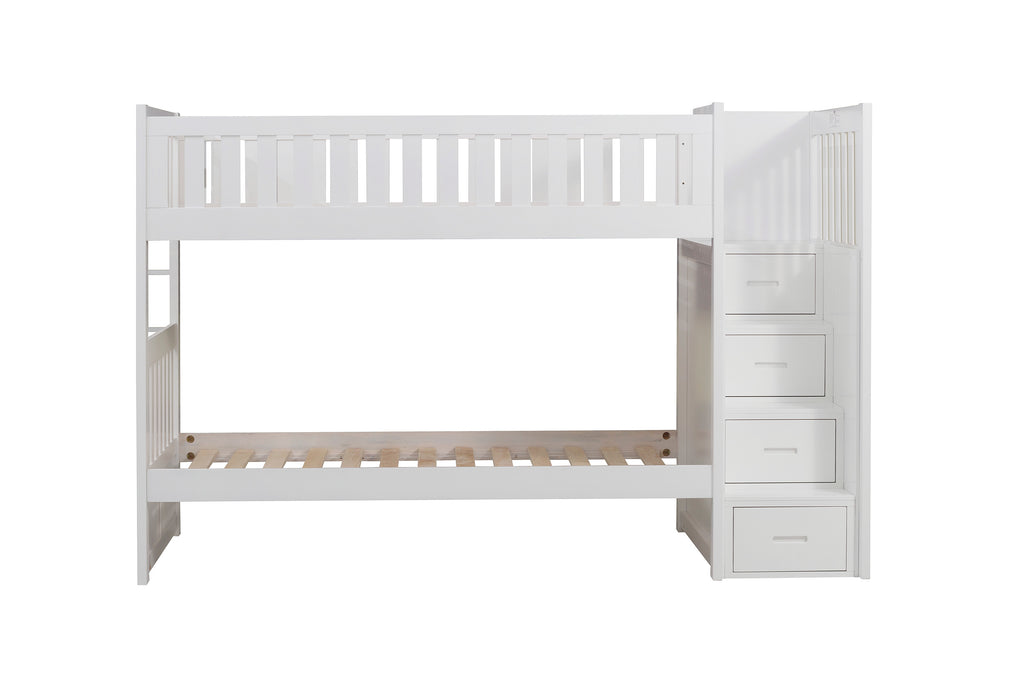 Bartly Twin/Twin Step Bunk Bed