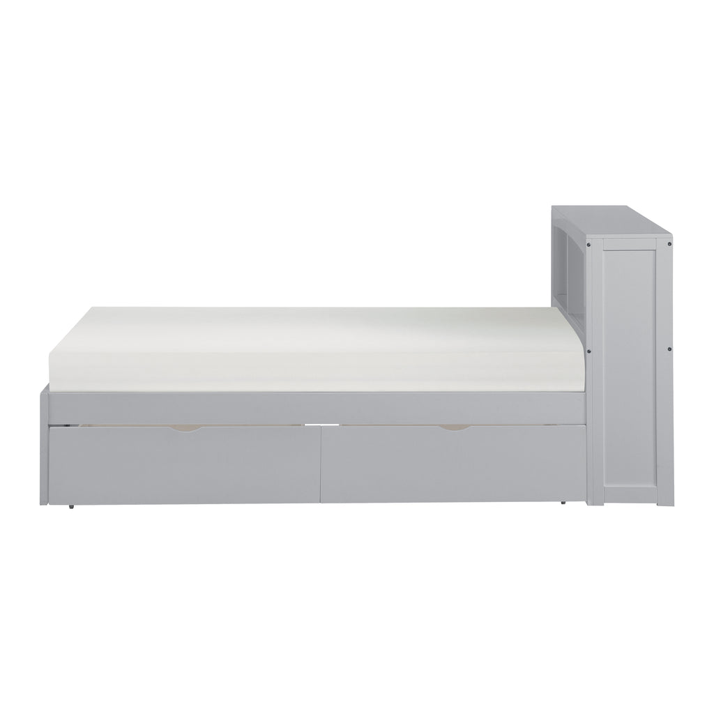 Bartly Bunk Bed, Twin/Twin with Storage Boxes