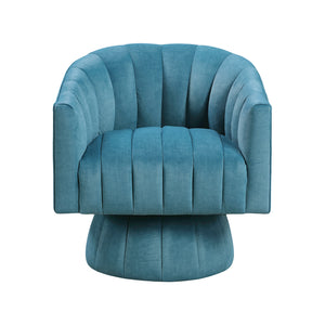 Velvet Fabric Swivel Chair