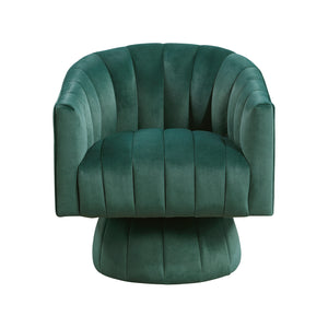 Velvet Fabric Swivel Chair