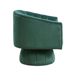 Velvet Fabric Swivel Chair