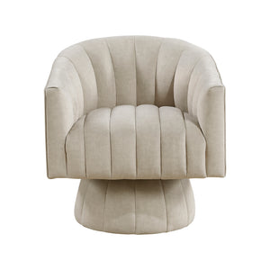 Velvet Fabric Swivel Chair