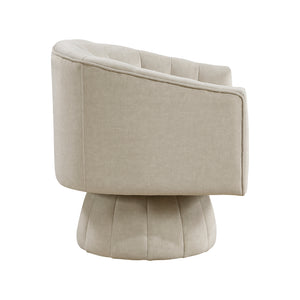 Velvet Fabric Swivel Chair