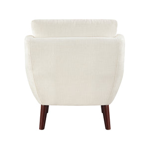 Chenille Fabric Accent Chair