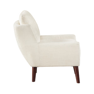 Chenille Fabric Accent Chair