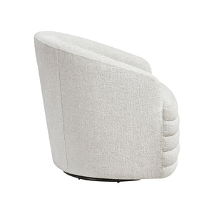 Chenille Fabric Swivel Chair