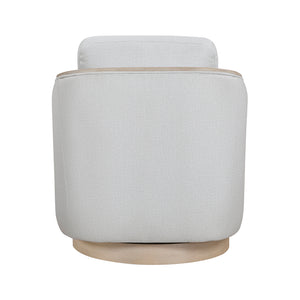Textured Fabric Swivel Chair