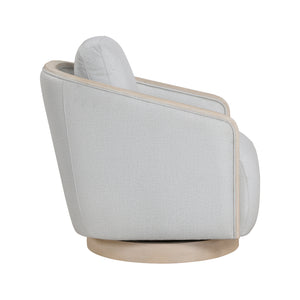 Textured Fabric Swivel Chair
