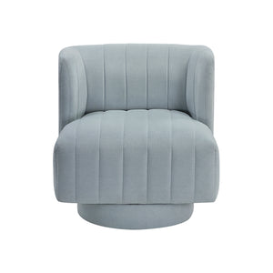 Textured Fabric Swivel Chair