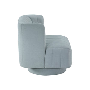 Textured Fabric Swivel Chair