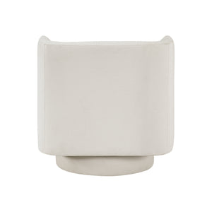 Textured Fabric Swivel Chair