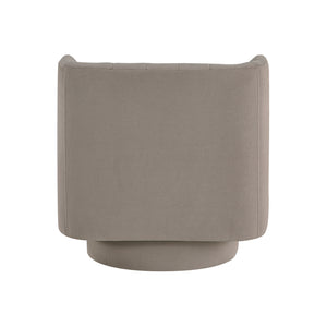 Textured Fabric Swivel Chair
