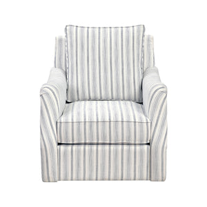 Textured Fabric Swivel Chair