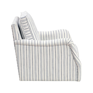 Textured Fabric Swivel Chair