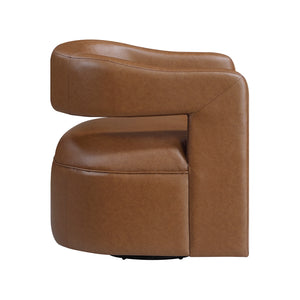 Faux Leather Swivel Chair