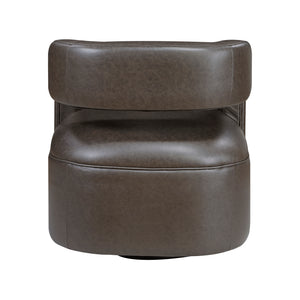 Faux Leather Swivel Chair