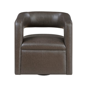 Faux Leather Swivel Chair