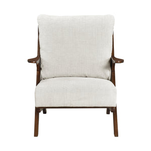 Chenille Fabric Accent Chair
