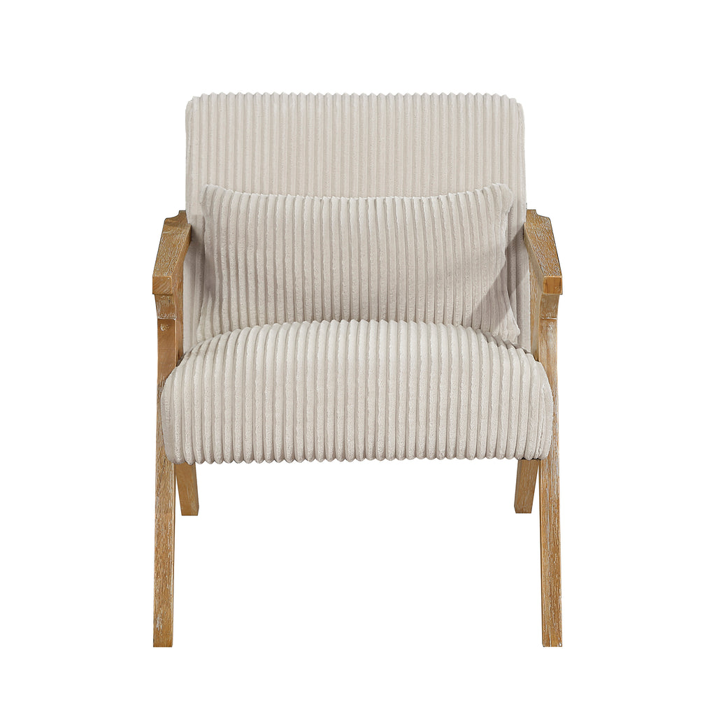 Corduroy Accent Chair