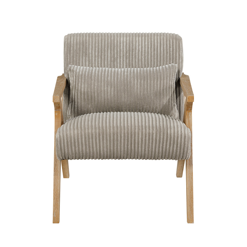 Corduroy Accent Chair