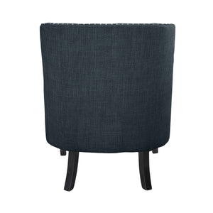 Chenille Fabric Accent Chair