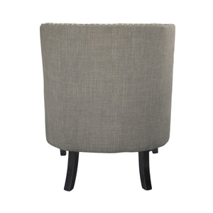 Chenille Fabric Accent Chair