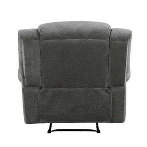 Textured Microfiber Manual Reclining Chair