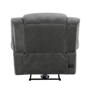 Textured Microfiber Power Reclining Chair