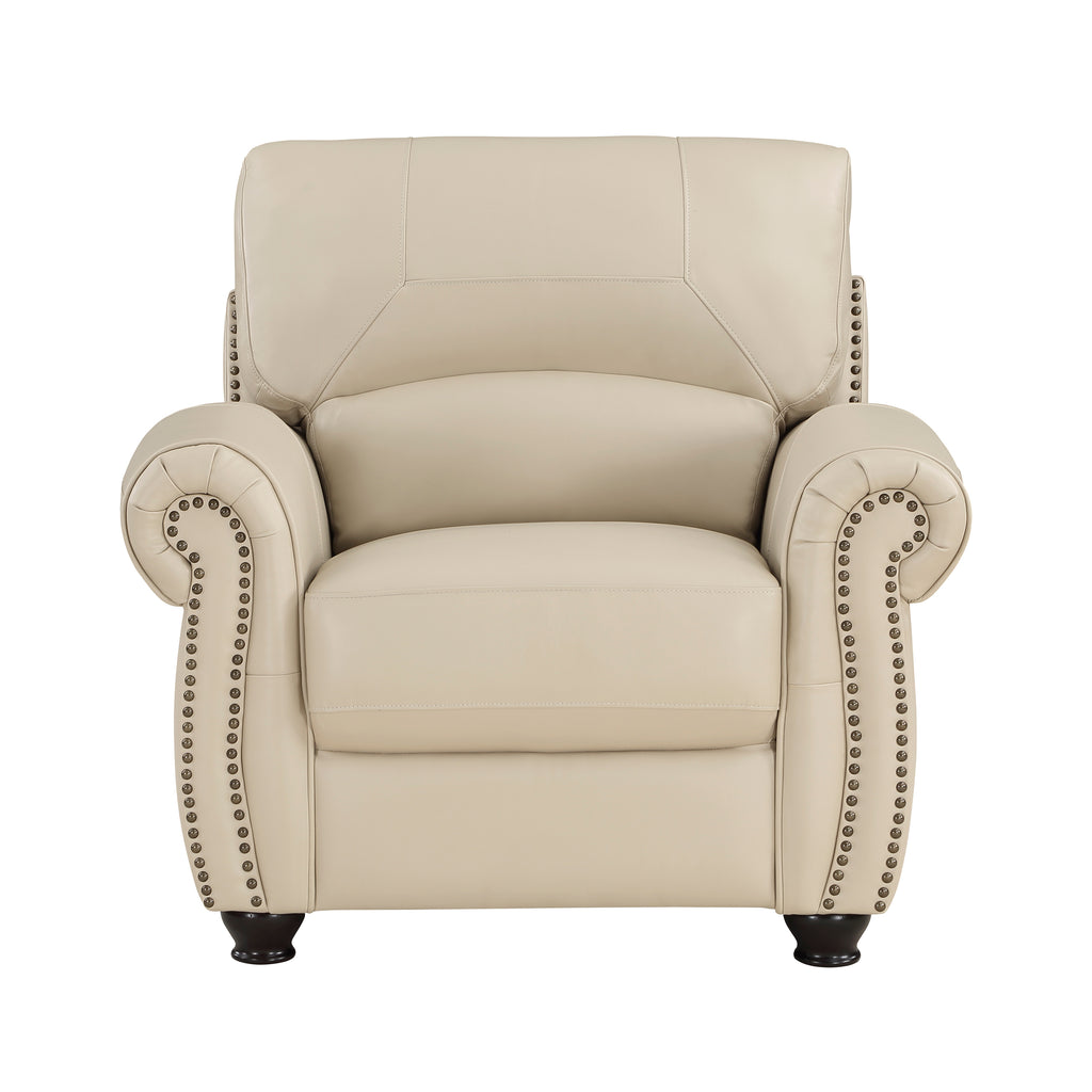 Leather Match Living Room Chair
