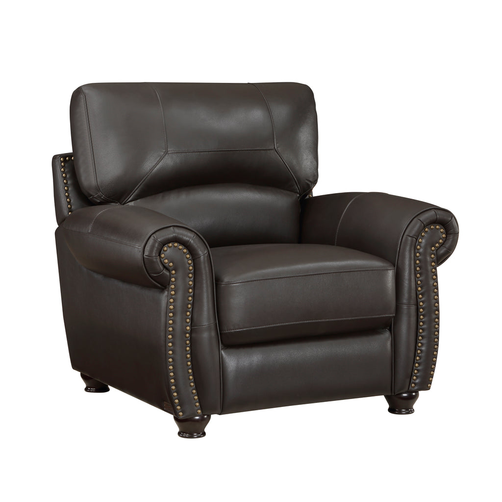 Leather Match Living Room Chair