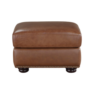 Leather Match Living Room Ottoman