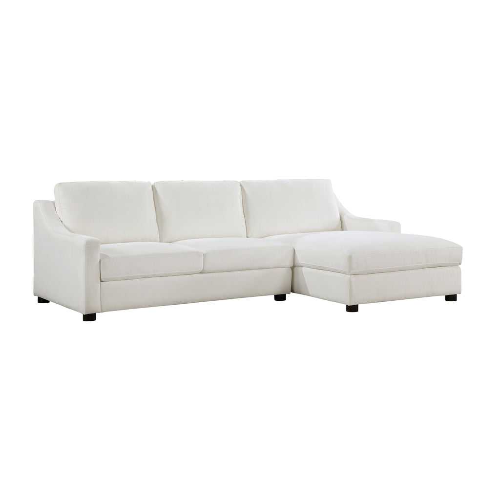 2-Piece Sectional Sofa with Right Chaise