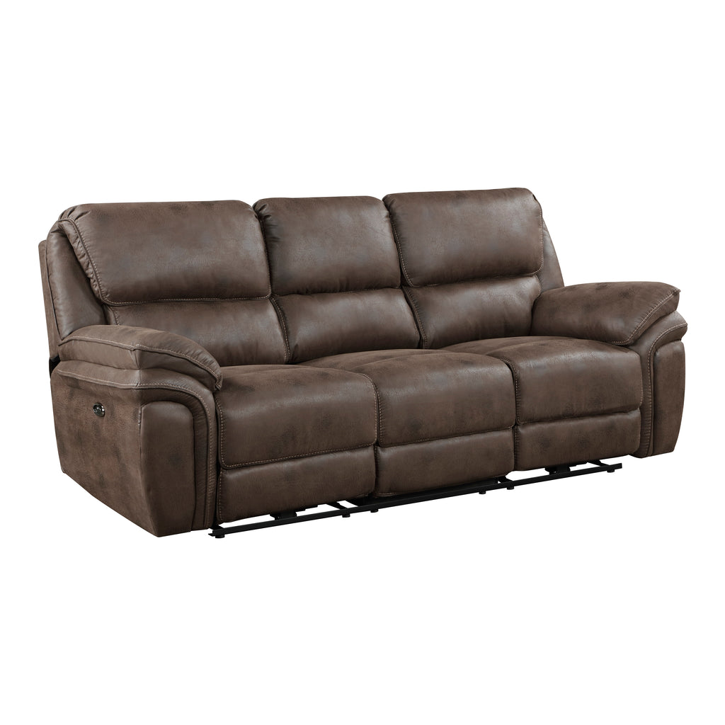 Wall-Hugger Power Double Reclining Sofa