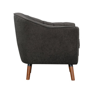 Textured Fabric Accent Chair