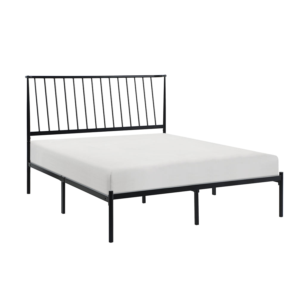 Metal Platform Bed, Queen