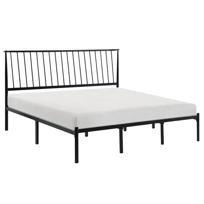 Metal Platform Bed, King