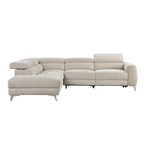 Fabric 2-Piece Power Reclining Sectional with Left Chaise