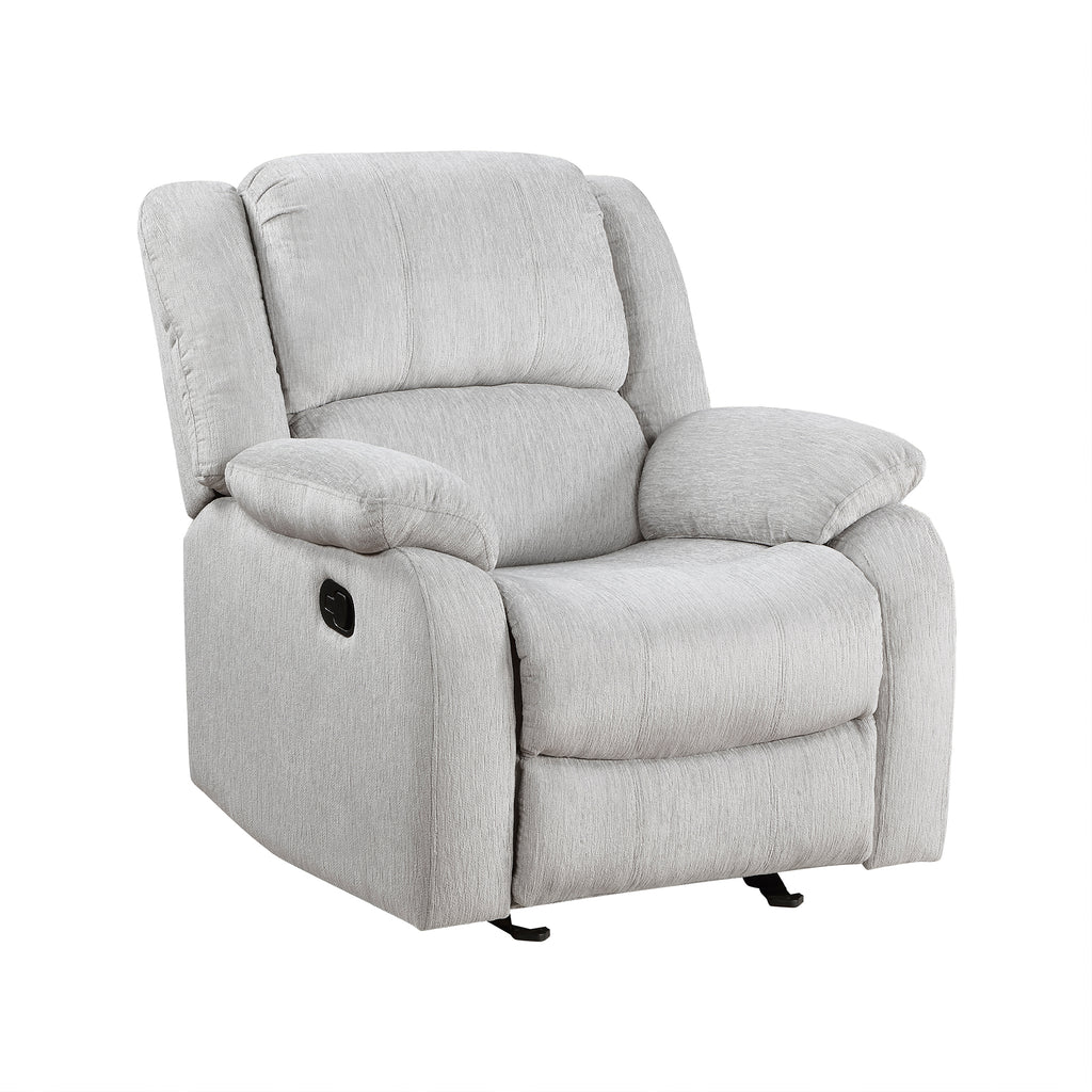 Chenille Glider Reclining Chair