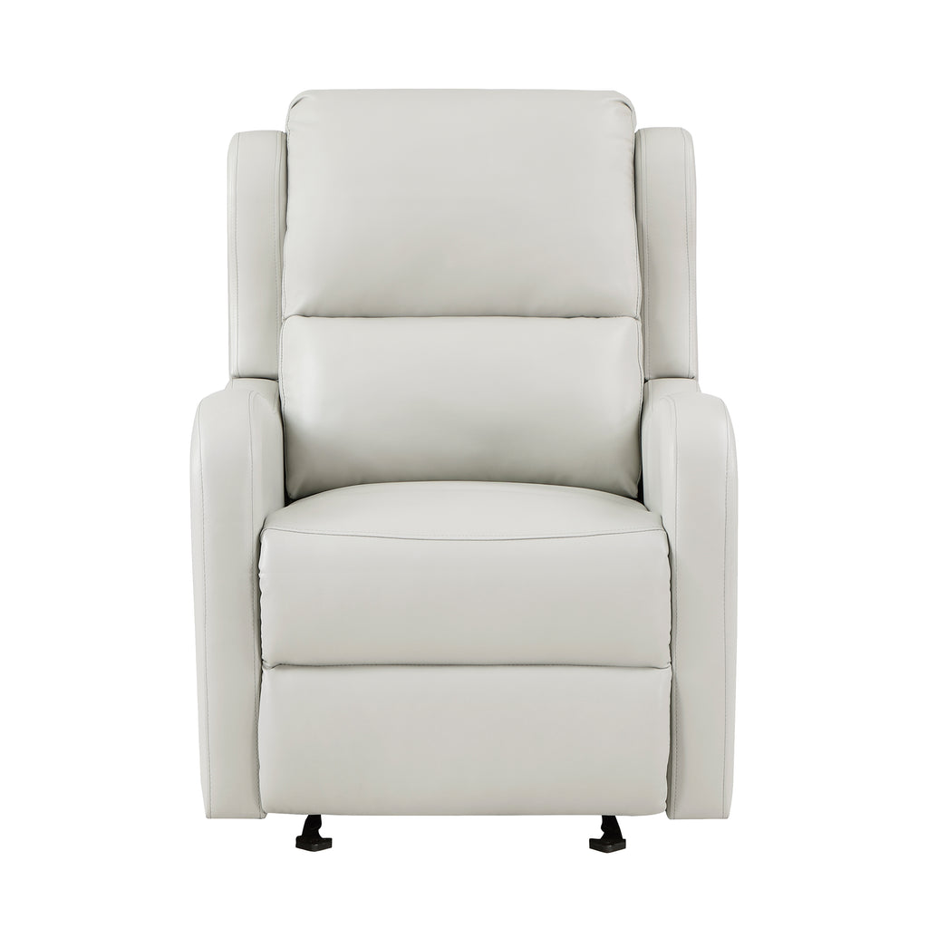 Faux Leather Glider Reclining Chair