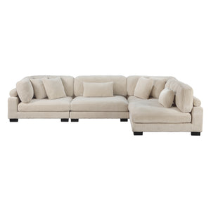 Modular Sectional Sofa, 4-Seater