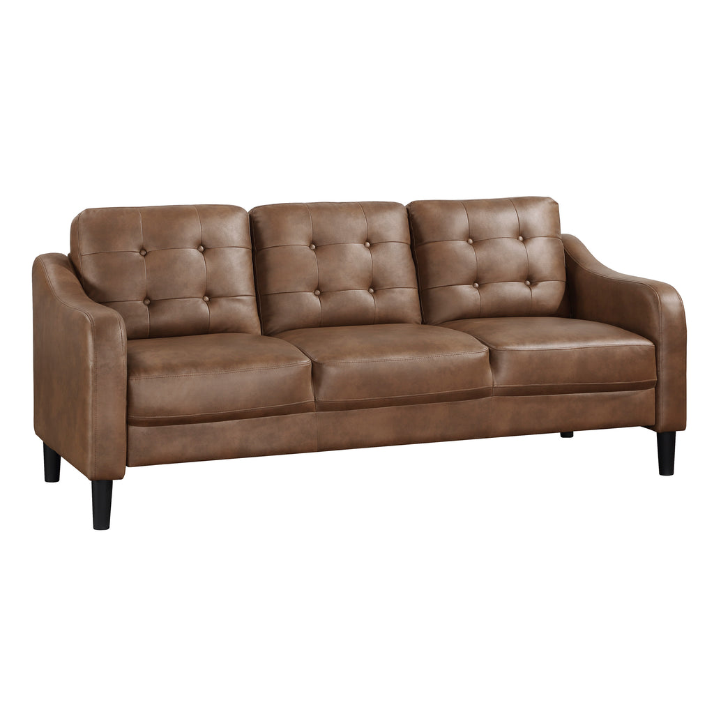 Polished Microfiber Living Room Sofa