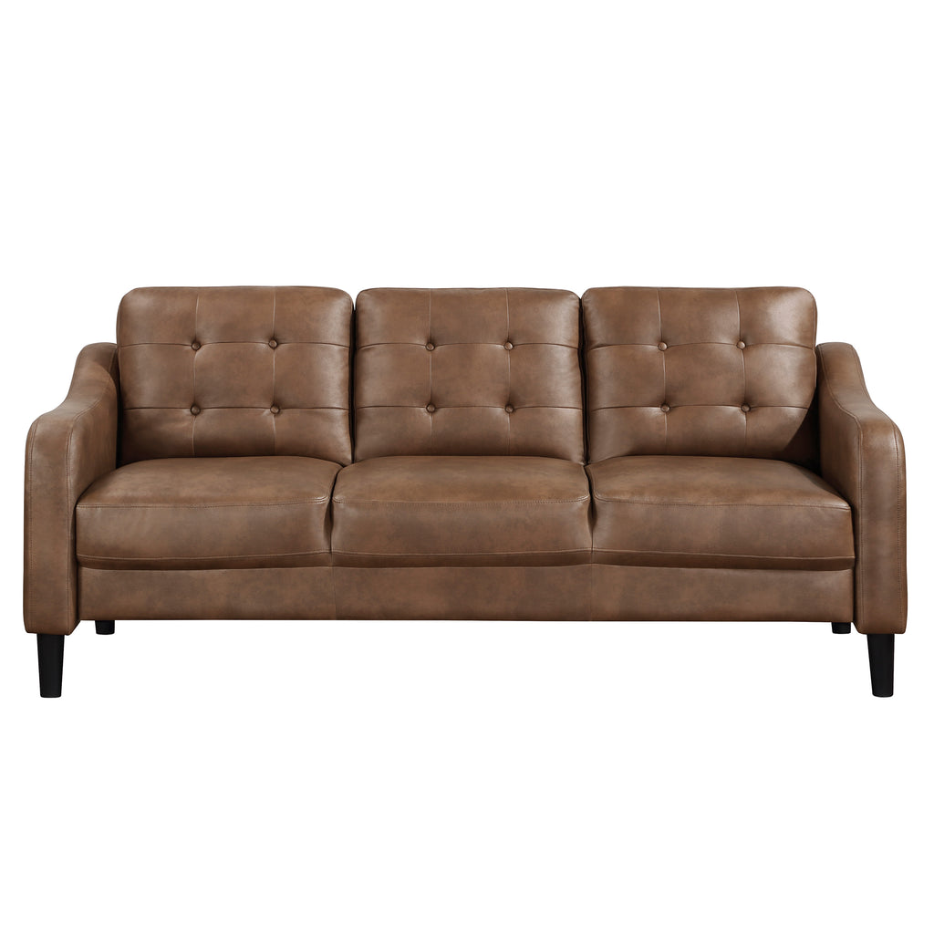 Polished Microfiber Living Room Sofa