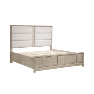 Platform Bed with Footboard Storage, Queen