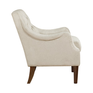 Boucle Fabric Accent Chair