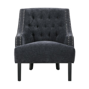 Chenille Fabric Accent Chair