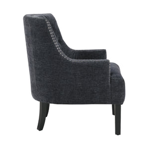 Chenille Fabric Accent Chair